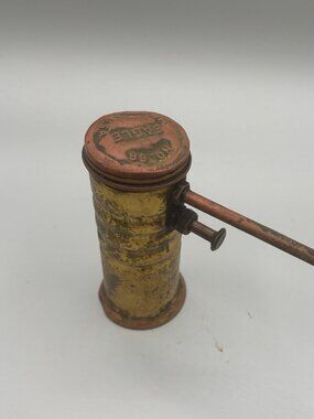 Vintage Eagle No. 66 Brass Oil Can Finger Pump Oiler Straight Shaft Made IN USA